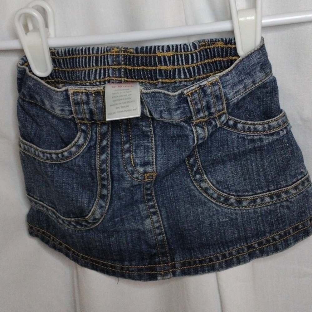 3/$20 Gymboree denim skirt